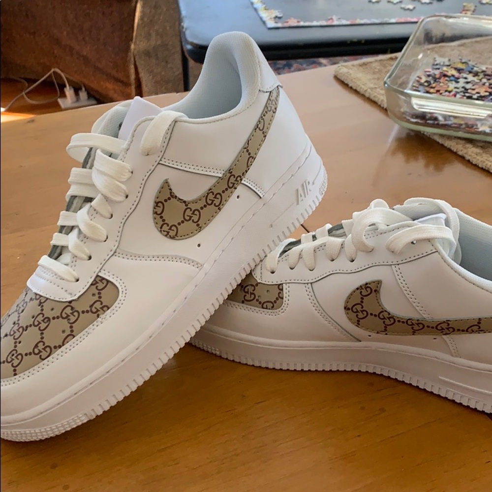 Air Force 1 customized gucci sneakers
